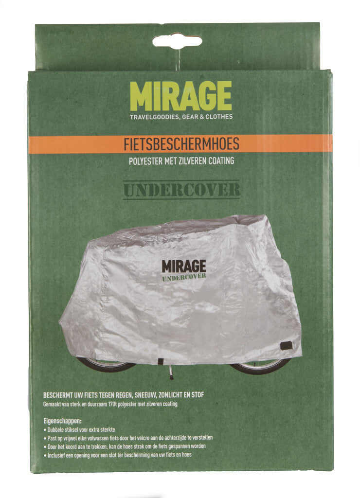 Housse de vélo Mirage 170T polyester argent