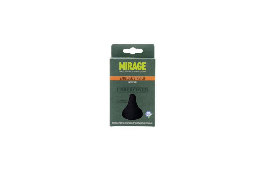 Zadeldek Mirage universeel - stretch nylon - zwart