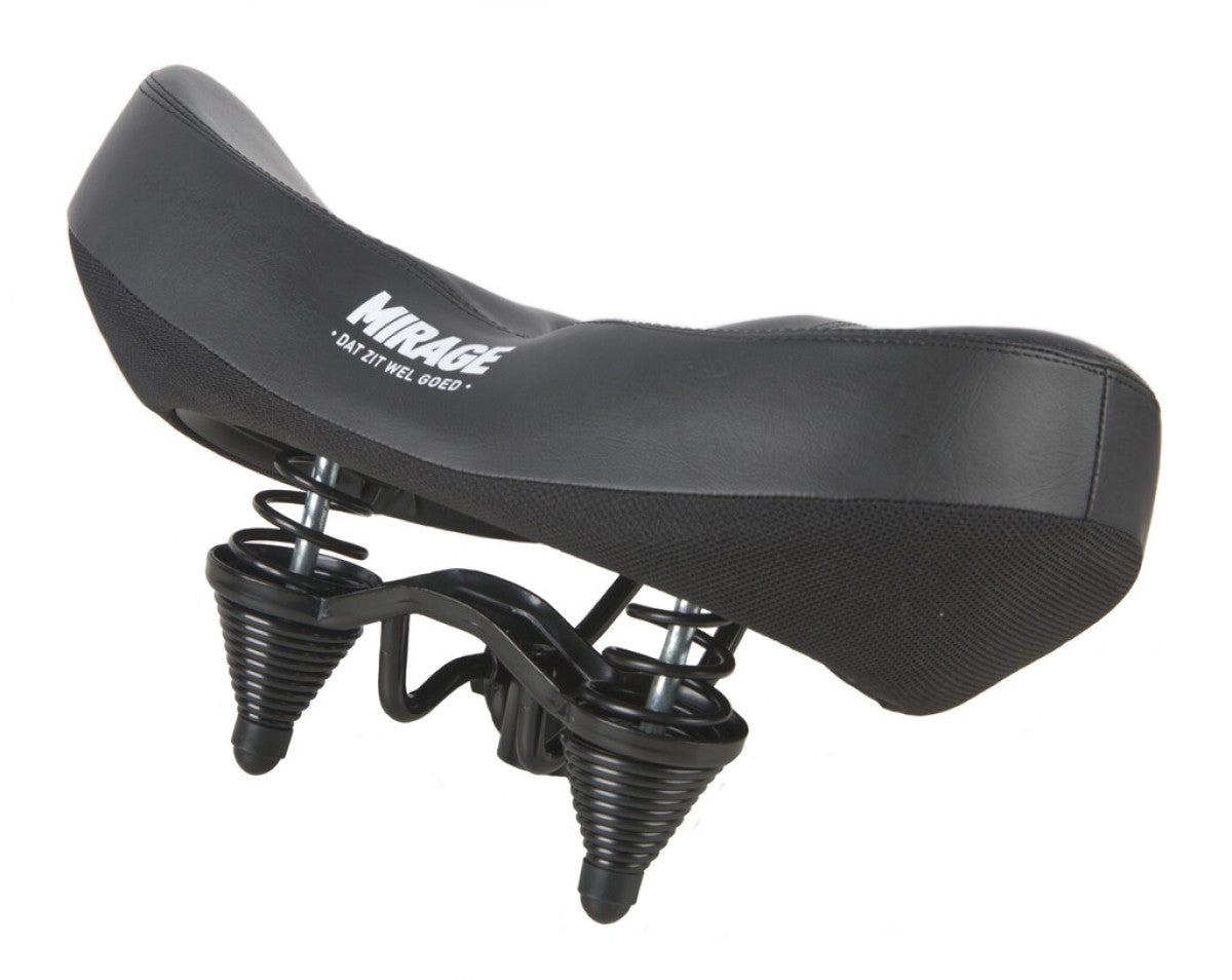 Buzaglo mirage zadel tour comfort met vering big city, zwart