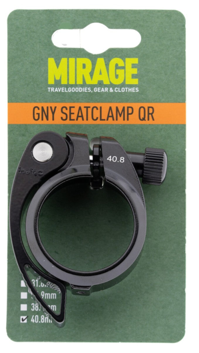 Buzaglo mirage zadelpenklem gny met qr, ø40.8mm, zwart
