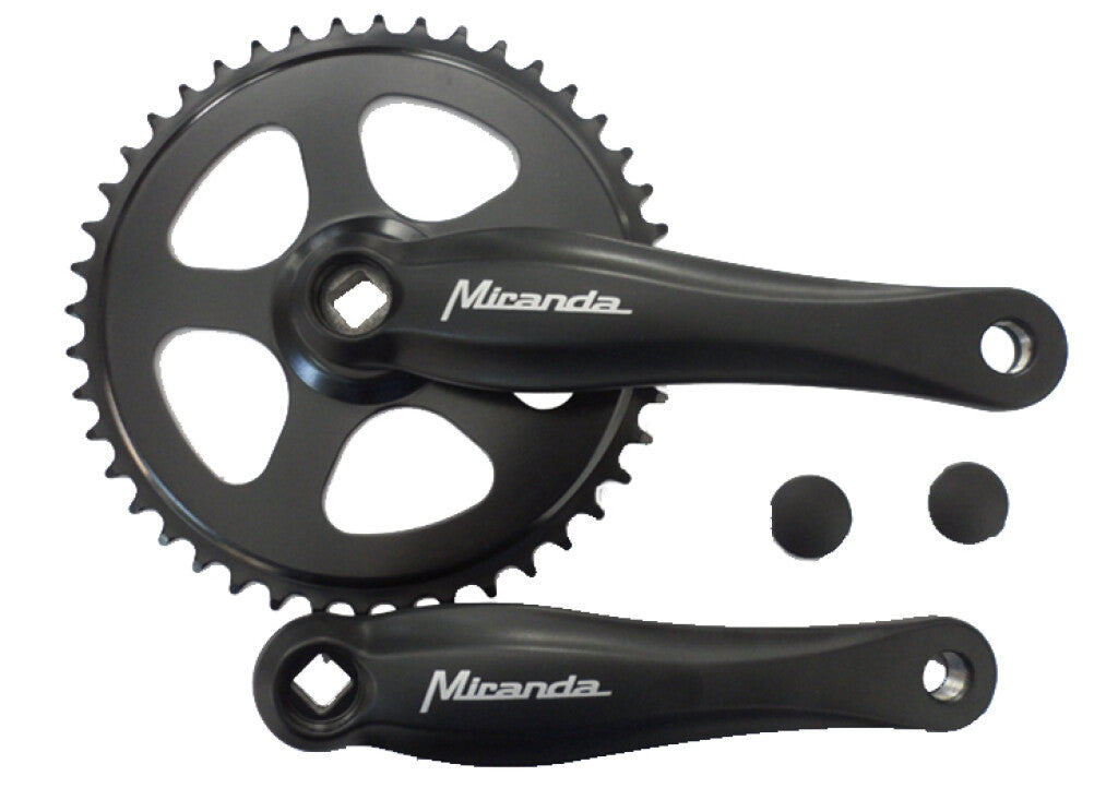Miranda beta 1+ crankset 44t 3 32", black black
