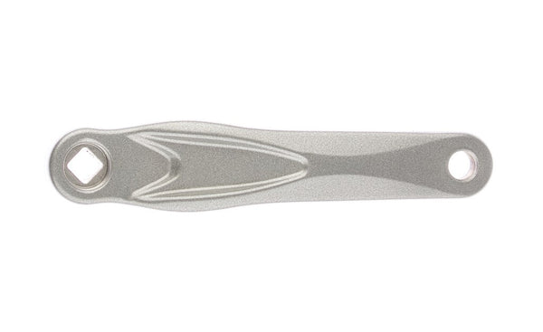 Miranda alu linkse crank alfa 1 170mm lengte zilver 574001