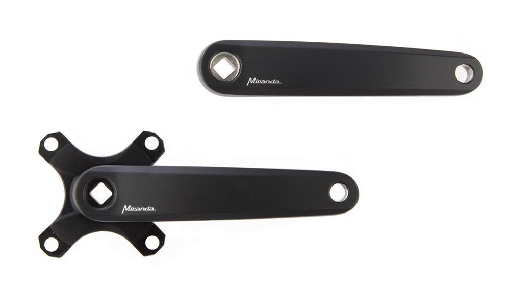 Buzaglo miranda delta crankstel z blad bcd104 gates, 170mm,mat-zwart