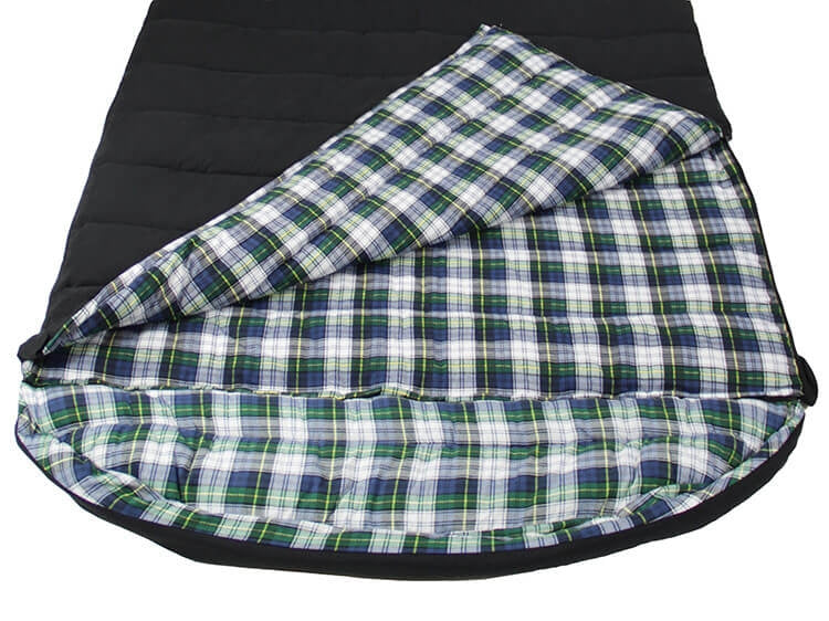 Oventure Tundra Dubbele slaapzak zwart