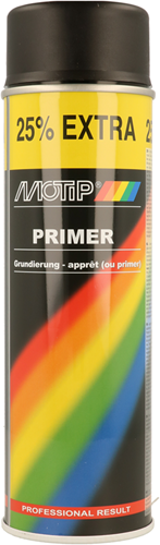 Motip spuitbus 500ml primer zwart