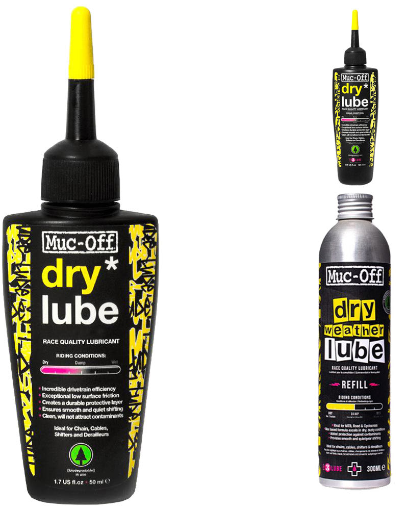 Muc-off dry lube chain oil for dryness | 120 ml
