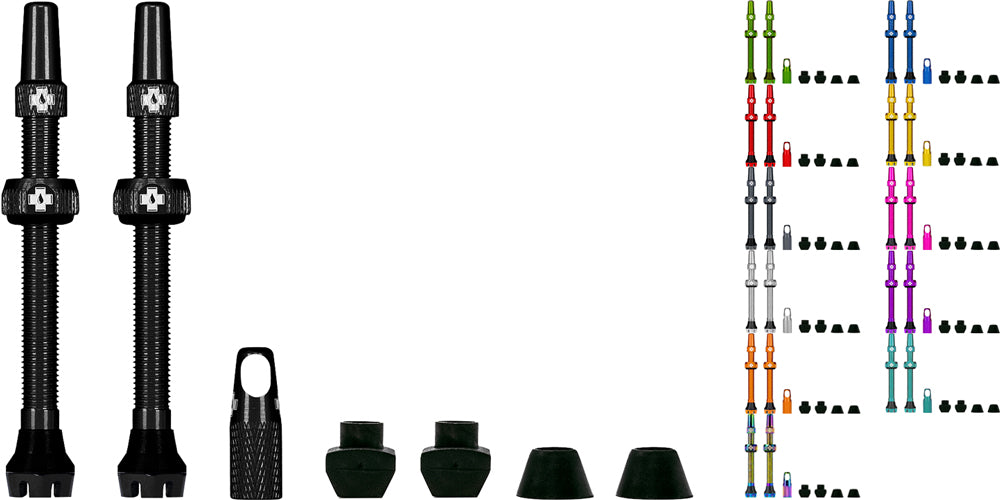 Muc-off tubeless valve kit v2 universal 44 mm valves | red