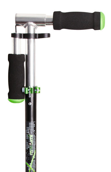 2-wiel Kinderstep Opvouwbaar Voetrem Zwart Groen