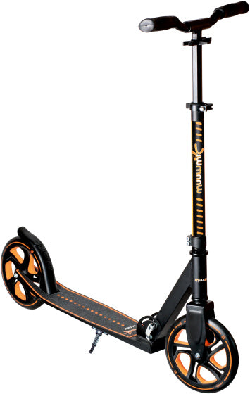 Pro 2-wiel Kinderstep Opvouwbaar Voetrem Zwart Oranje
