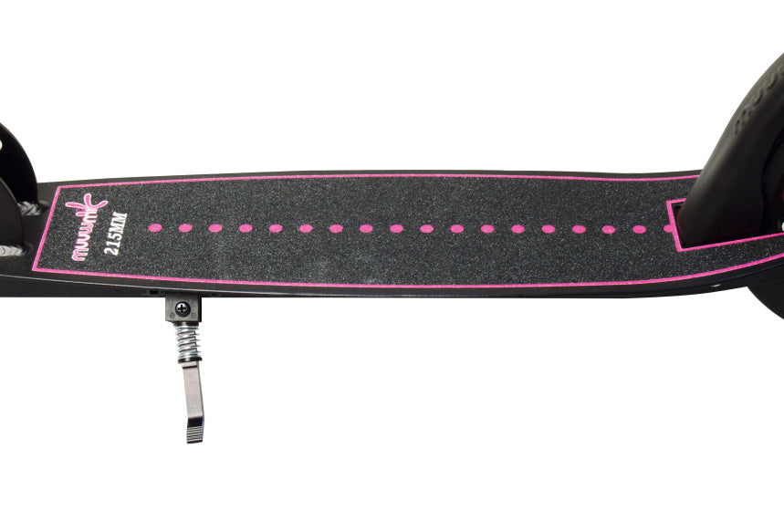 Pro 2-wiel Kinderstep Opvouwbaar Voetrem Zwart Roze