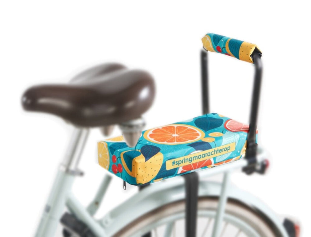 Newlooxs nietverkeerd zitkussen voor bagagedrager fruitcocktail