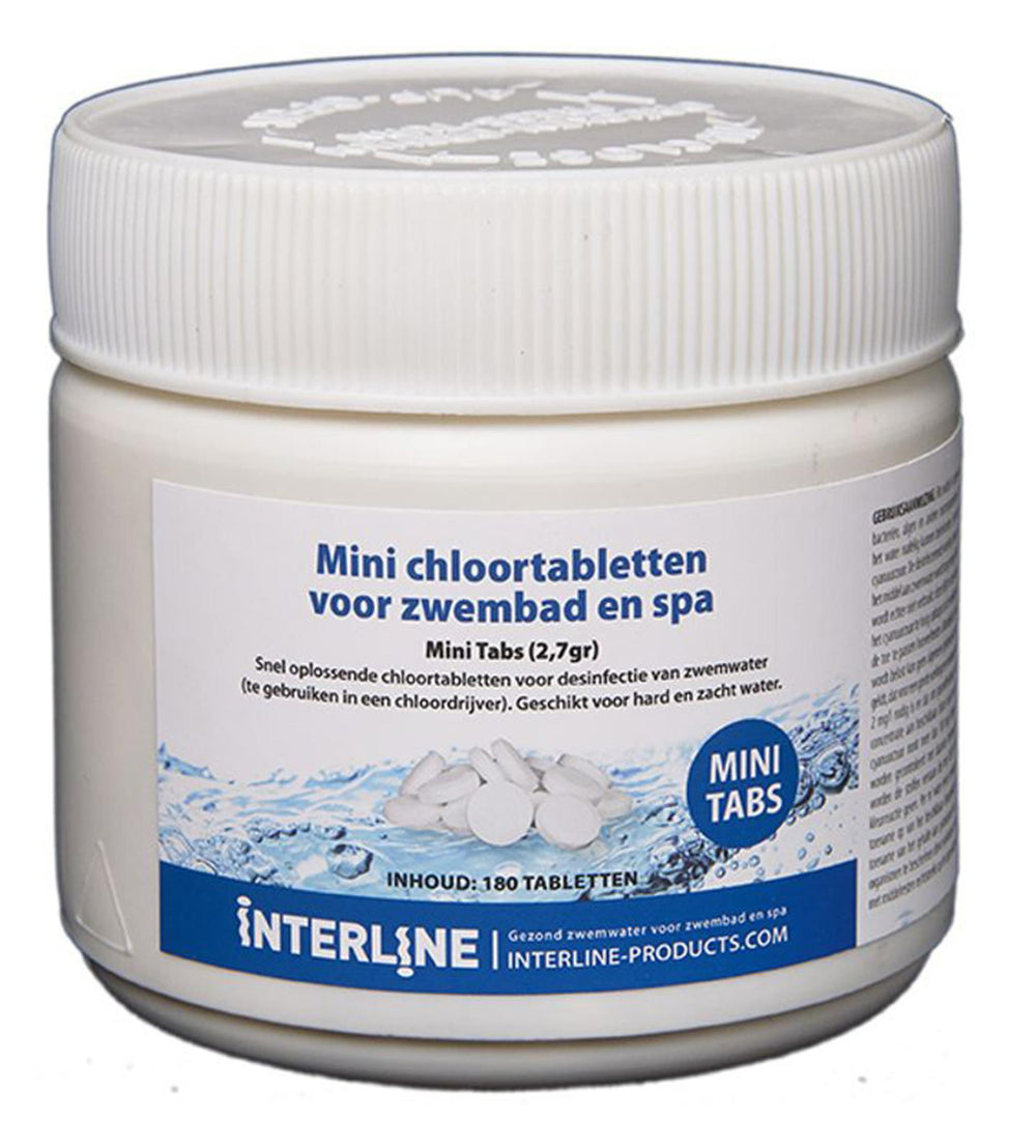 Interline Chloortabletten Lang 90 Mini Tabs 2,7 gram 180 stuks