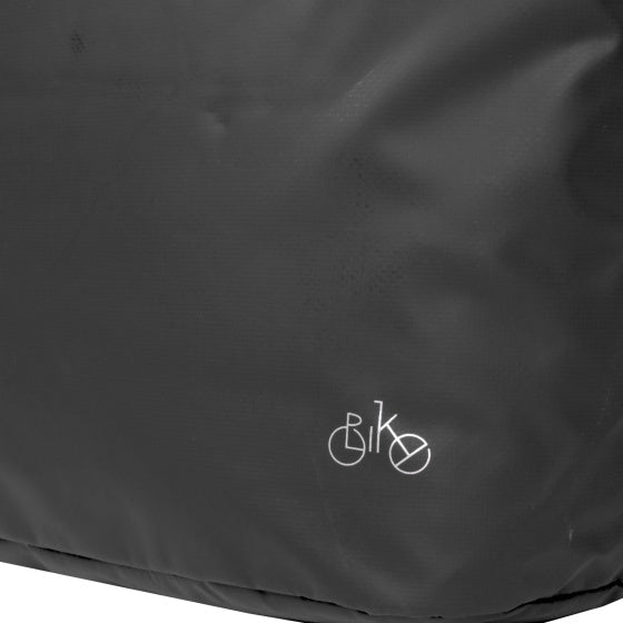 Fiets carbon waterafstotende shopper fietstas 21l zwart