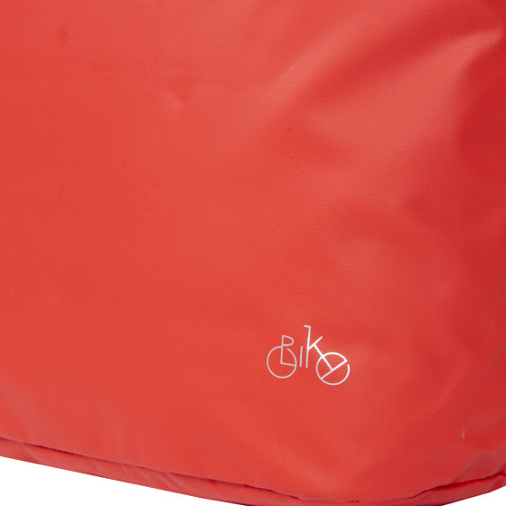 Fiets carbon waterafstotende shopper fietstas 21l rood