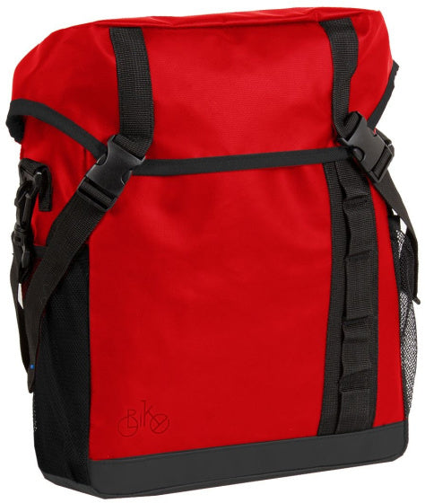 Fiets carbon waterafstotende fietsschoudertas 12l rood