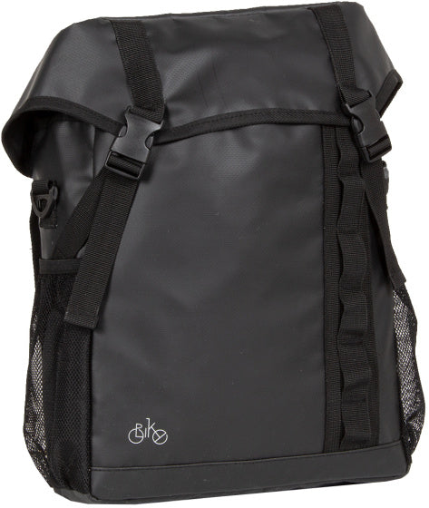 Bike carbon waterafstotende fietsschoudertas 12l zwart