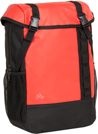 Fiets carbon waterafstotende fietsschoudertas 24l rood