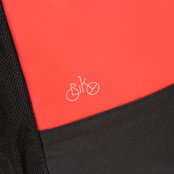 Fiets carbon waterafstotende fietsschoudertas 24l rood