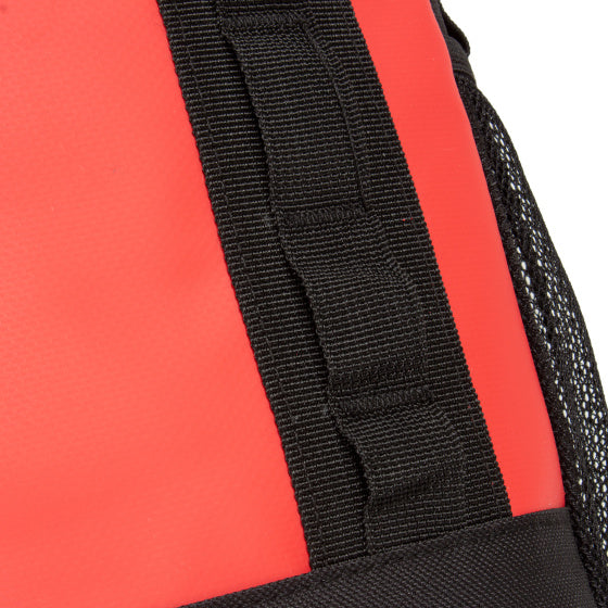 Fiets carbon waterafstotende fietsschoudertas 24l rood
