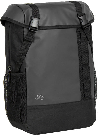 Fiets carbon waterafstotende fietsschoudertas 24l zwart