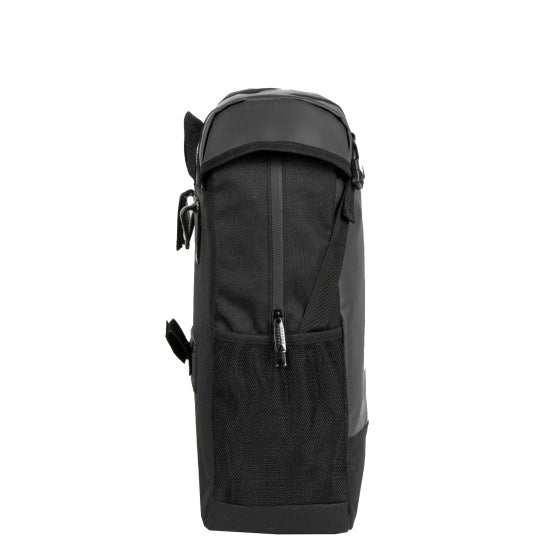 Fiets carbon waterafstotende fietsschoudertas 24l zwart