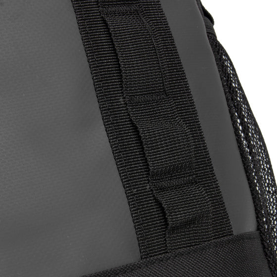 Fiets carbon waterafstotende fietsschoudertas 24l zwart