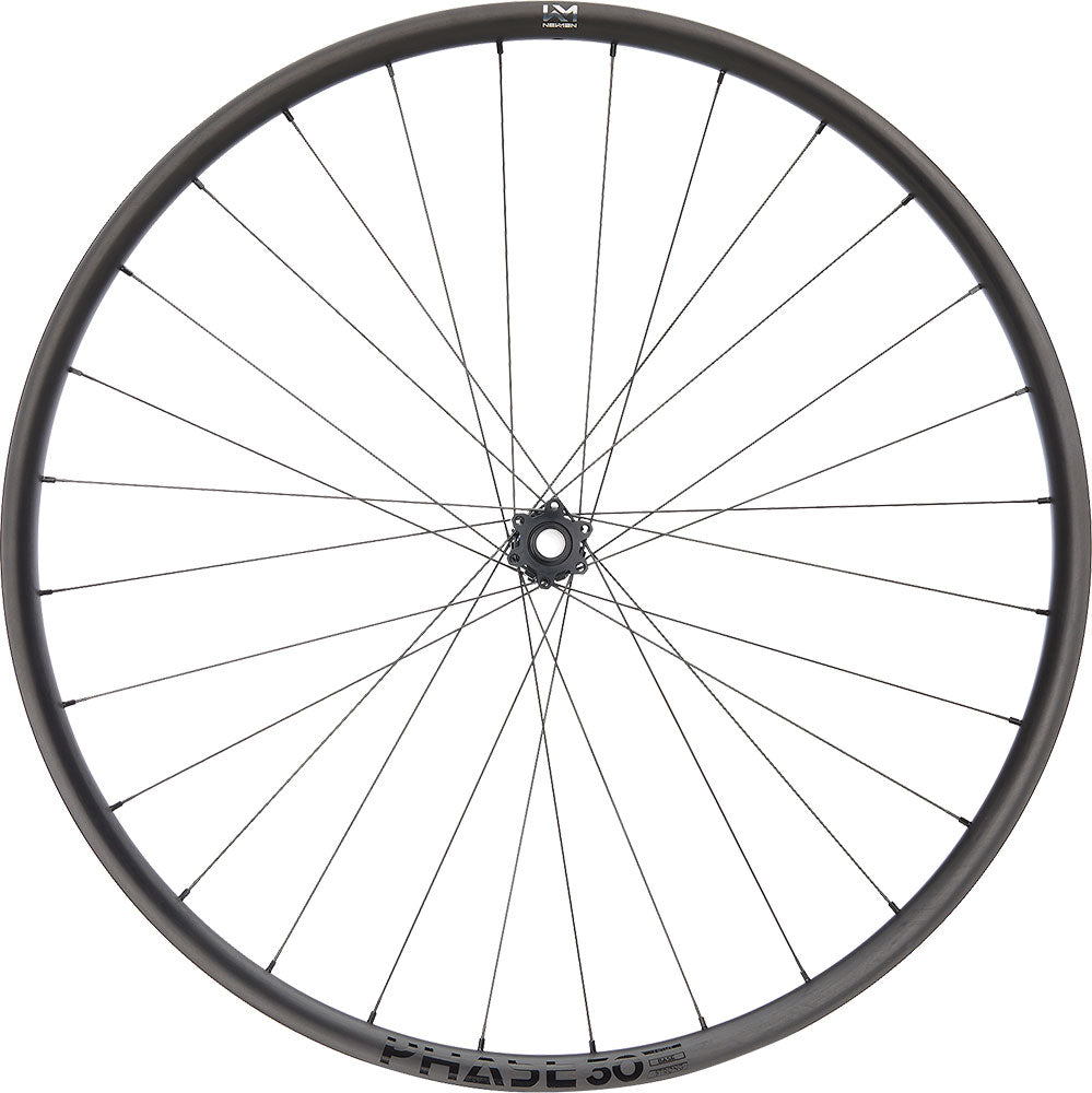 Newmen phase 30 base 27.5 6-bolt 15x110 fade carbon front wheel