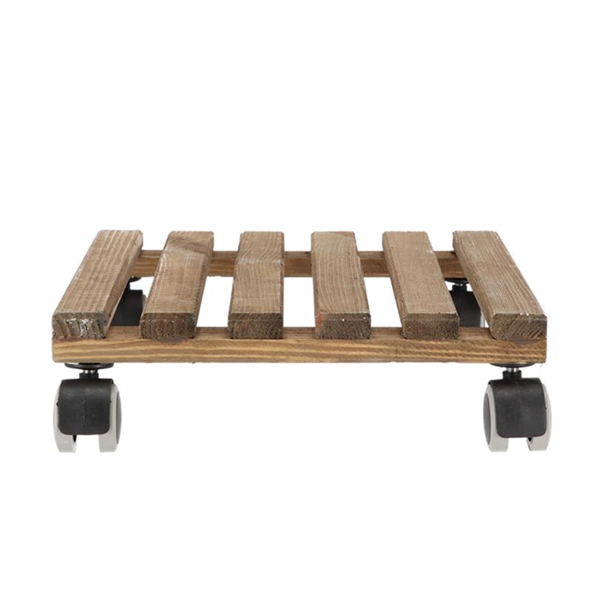 Esschert design plantentrolley vierkant