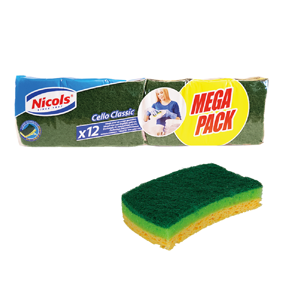 Nicols spons cello classic mega pack 12 stuks