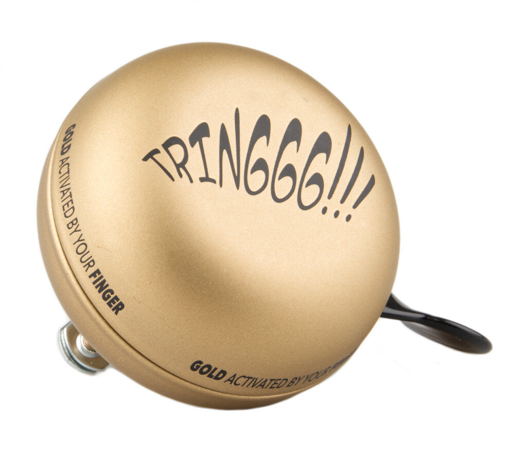 Nietverkeerd n v ding-dong bel 80mm, gold - 24 karaats