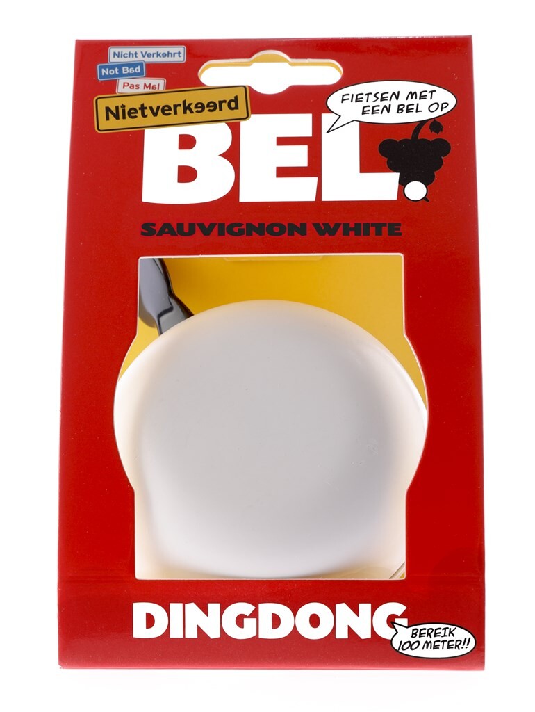 NietVerkeerd Nietverkeerd bel 80mm Ding Dong sauvignon wit
