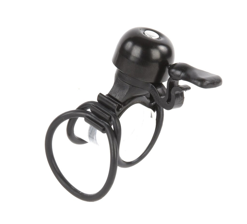 Not bad mini bell with elastic for oversized handlebar blister