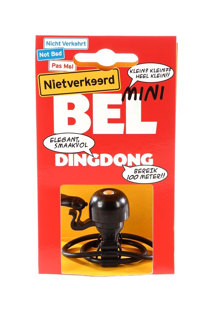 Nietverkeerd minibel met elastiek voor oversized stuurblister