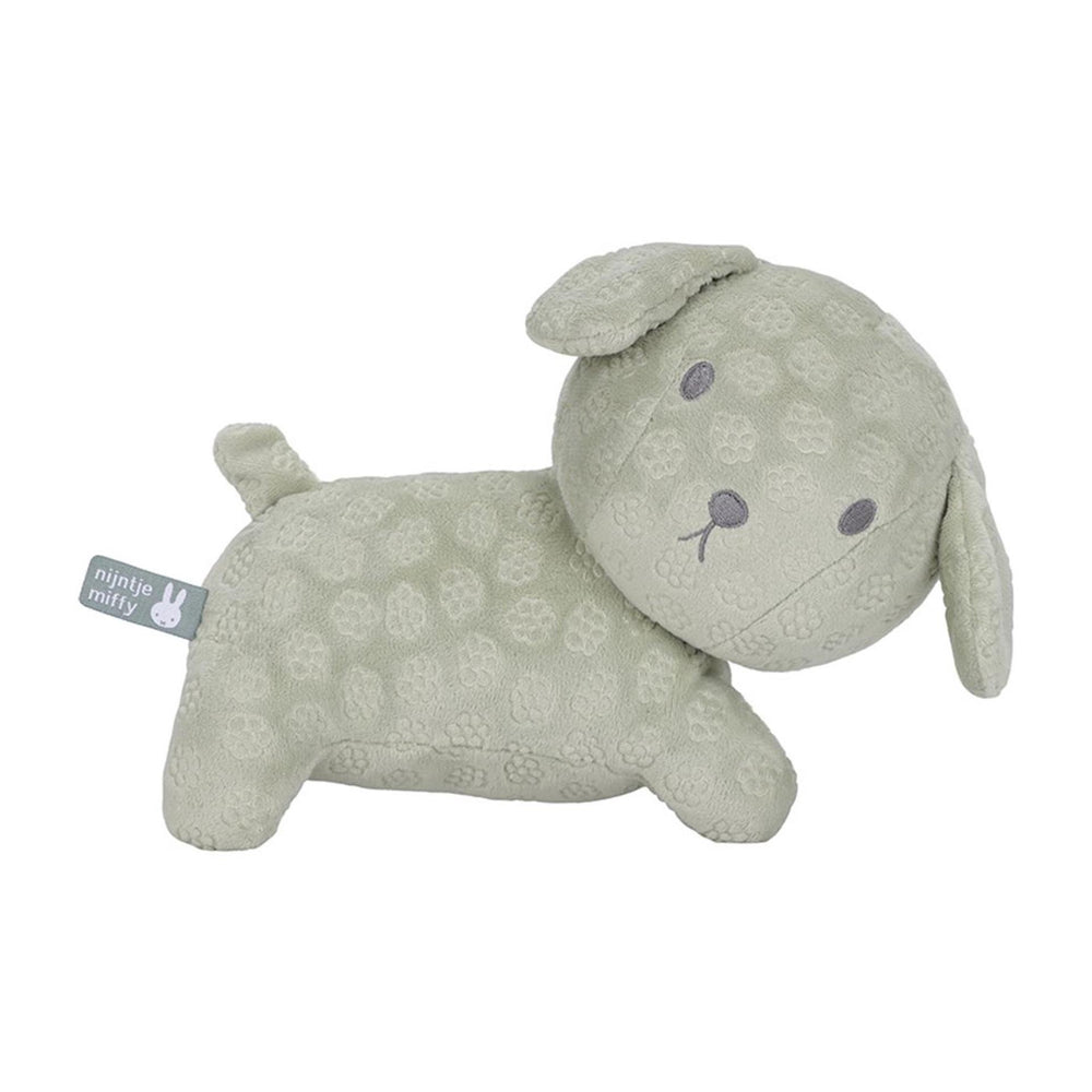 Little dutch snuffie knuffel 25cm green flower
