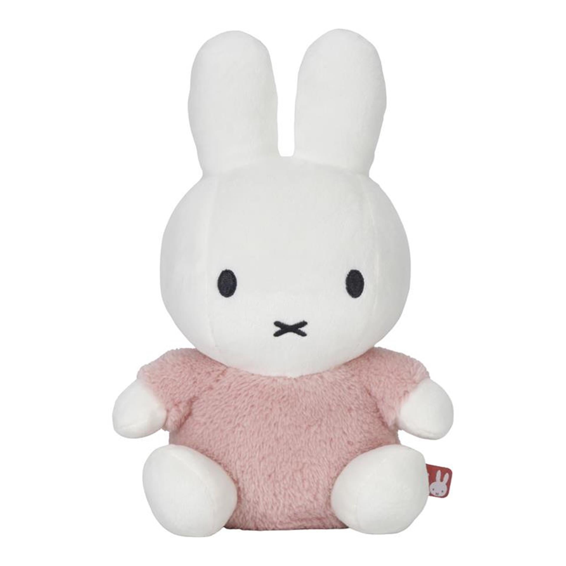 Tiamo nijntje knuffel 25cm pluizig roze