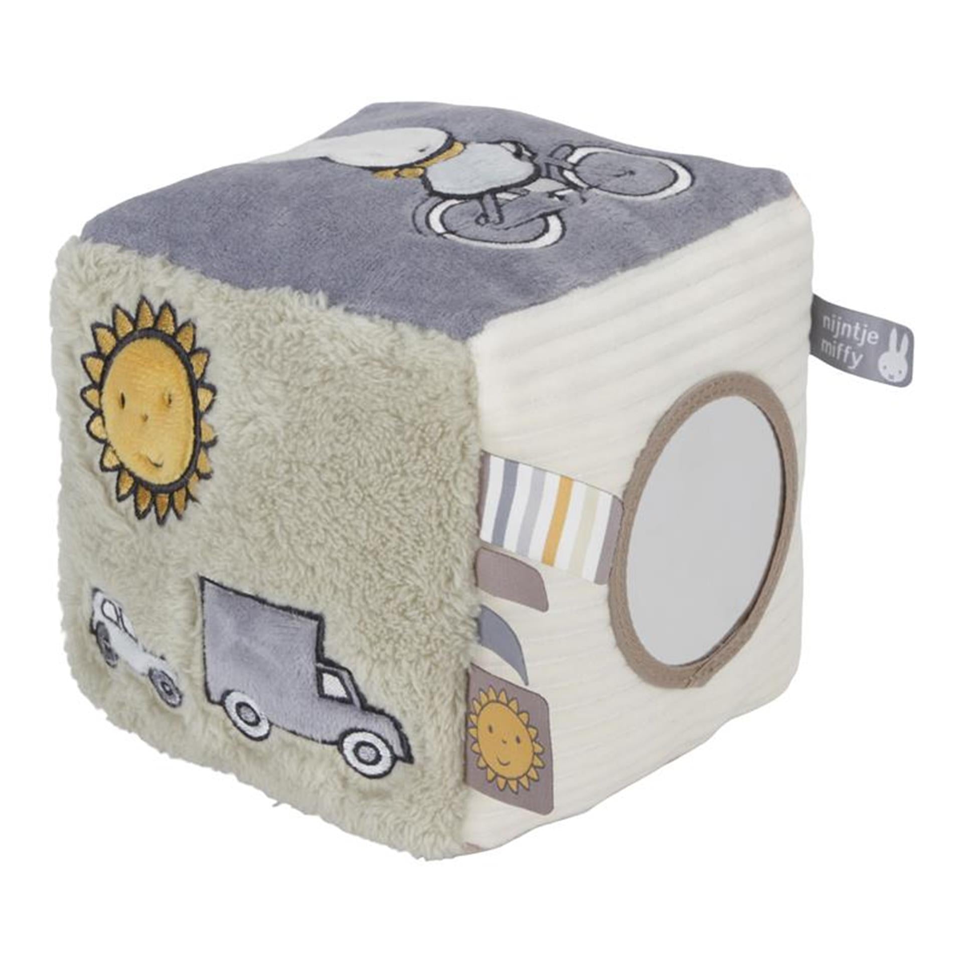 Tiamo nijntje kubus pluizig groen