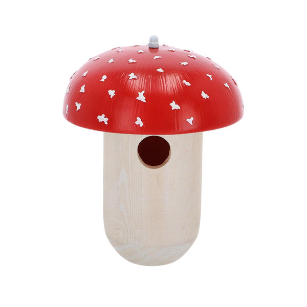 Esschert design nestkast vliegenzwam 18,0x14,0x22,8 cm hout kunststof