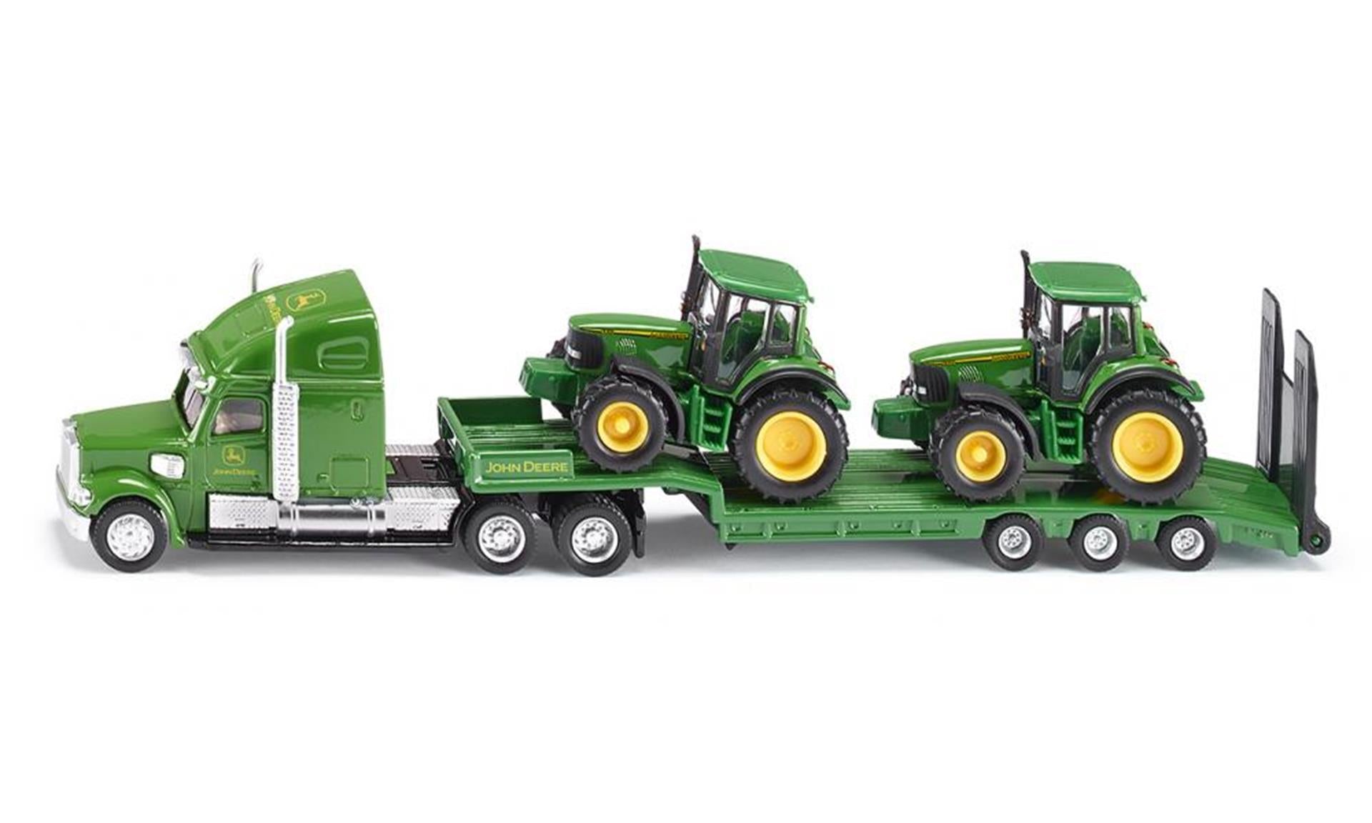 Siku 1837 dieplader met john deere tractoren 1:87