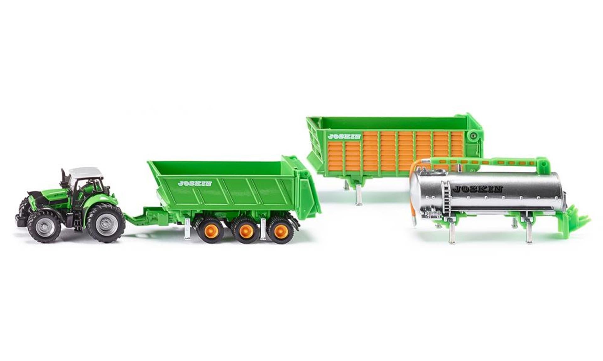 Siku 1848 tractor deutz met joskin set