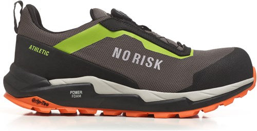No risk athletic low fls orange green 1219.06 s3l | zwart | maat 42 - 5607421135424