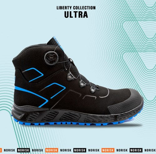 No risk ultra 1047.41 atop metaalvrij s3 | zwart blauw | maat 44 - 5607421074440
