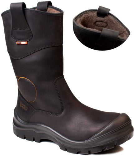 No risk werklaars crowheart teddy gevoerd xw metaalvrij s3 | zwart | maat 42 - 00.071.030.42