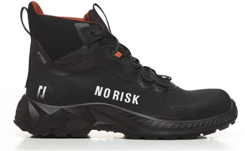 No risk x-treme mid black 1057.00 s3 | zwart | maat 39 - 5607421119394