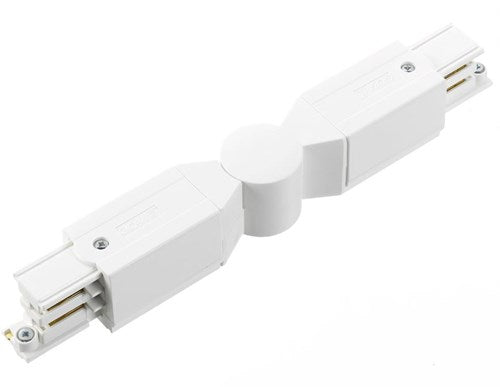Nordic hoekstuk instelbaar tbv. rail wit 5050042