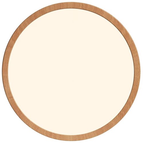 Enzo nordlux led plafonniere oja 29 hout 17w 2700k warm wit 29cm - 4802319