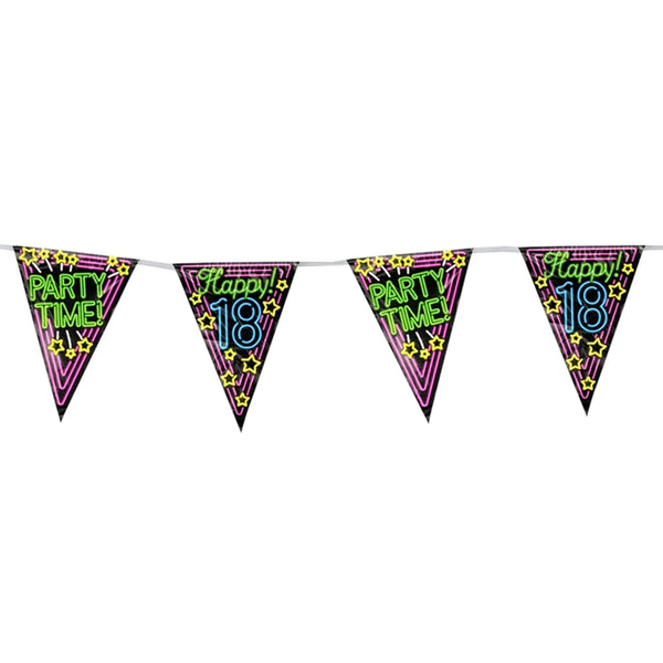 Paperdreams neon party vlag 18