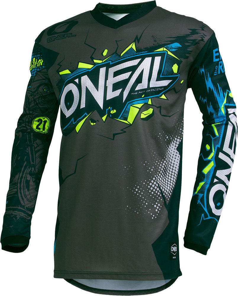 O'neal element villain youth - kid's mtb long sleeve jersey