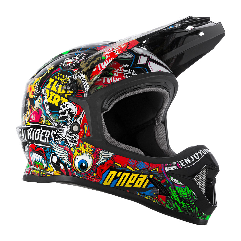O'neal sonus youth crank - kids fullface helmet | l (51-52 cm)