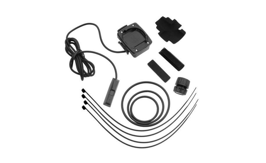 ONE One fietscomputer 8 bedraad unisize zwart grijs