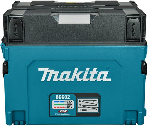 Makita oplaadbox voor accu's | geschikt voor 12 accu's | m-box | zonder accu's - bcc02